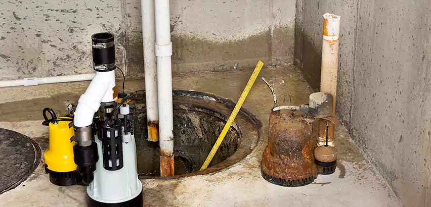 Installing Sump Pump in Finished Basement in Stamford, CT