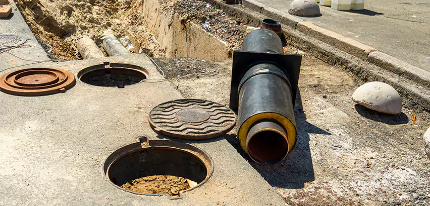 Lateral Sewer Line Replacement in Stamford